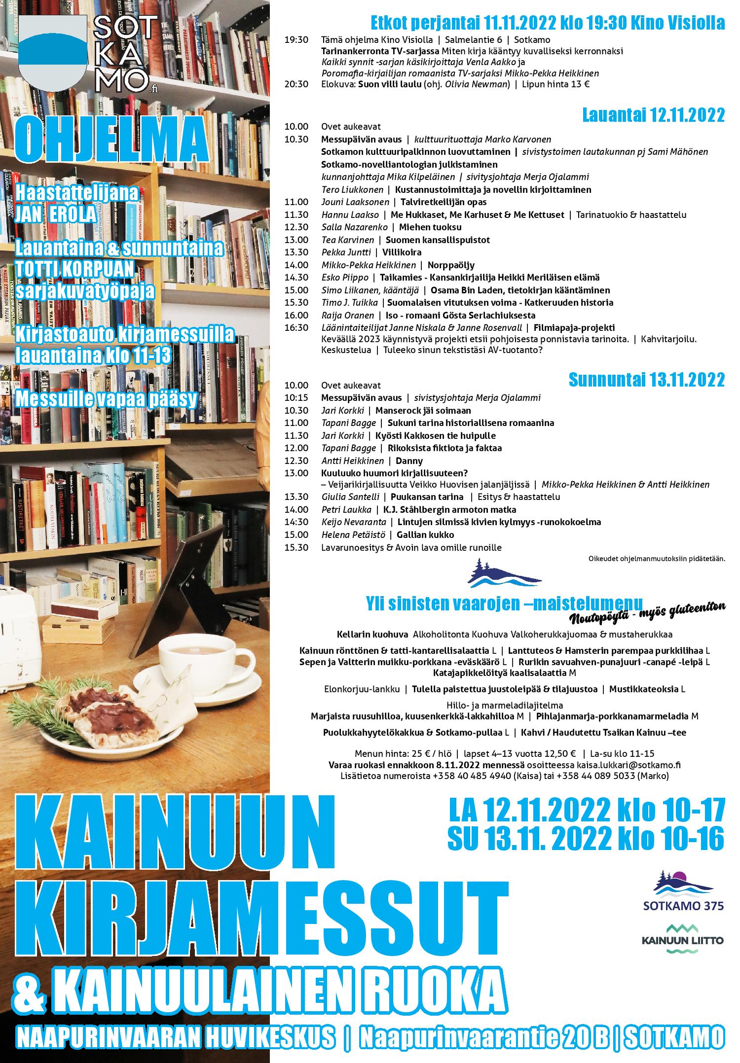 Kainuun kirjamessut ohjelma page 001