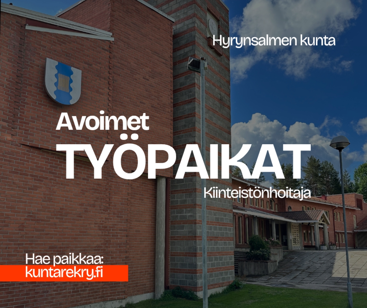 Avoimet työpaikat: kiinteistönhoitaja