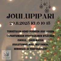 Joulupipari 29.11.2025 klo 10-15
