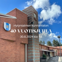 Hyrynsalmen kunnantalon 40-vuotisjuhla 30.8.